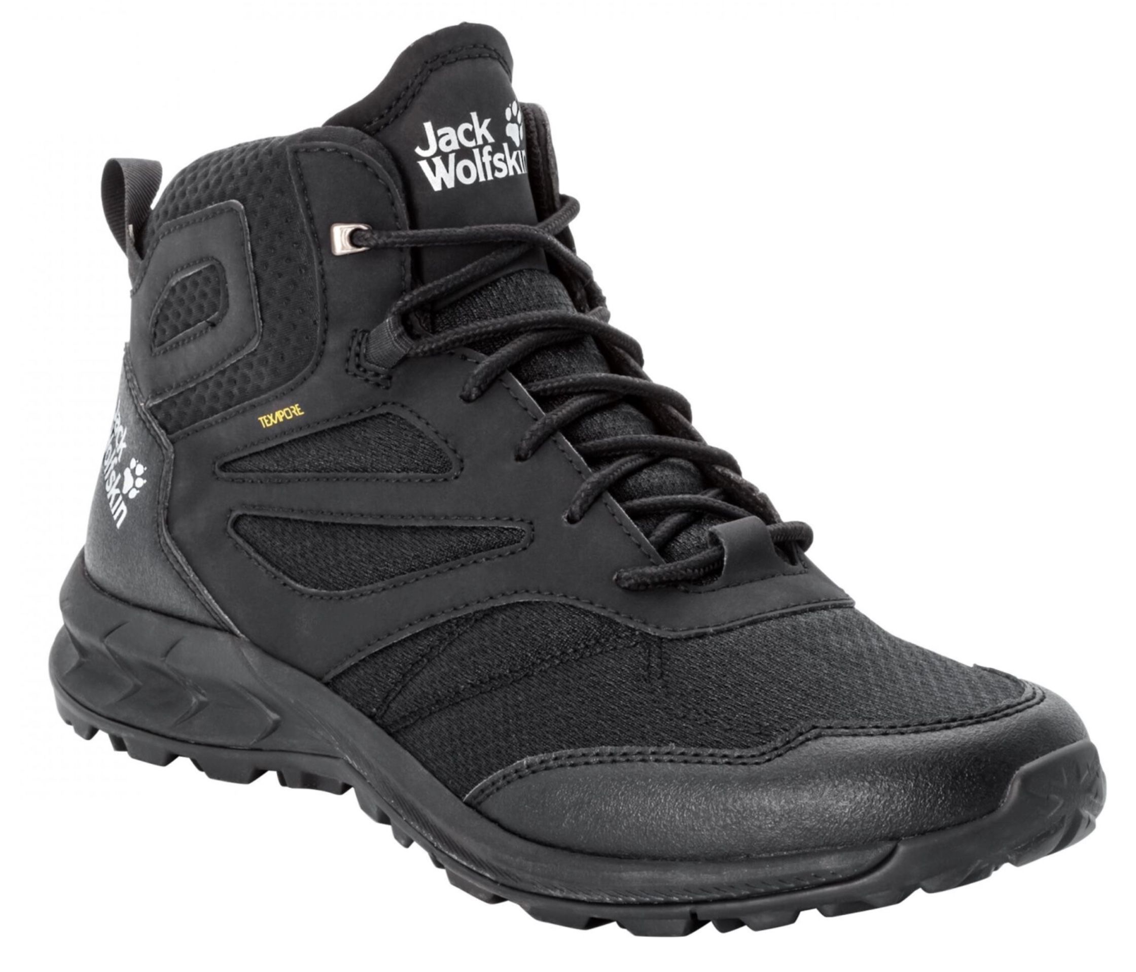 Jack Wolfskin Herren Woodland Texapore Mid M Trekking & Wanderstiefel für 40,79€ (statt 81€)   Restgrößen bis 43