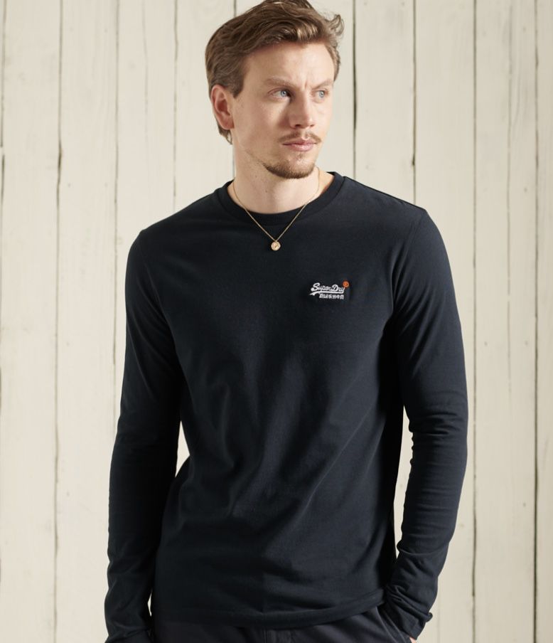 Superdry Herren Vintage Langarm-Shirt aus Bio-Baumwolle für 12,76€ (statt  23€)