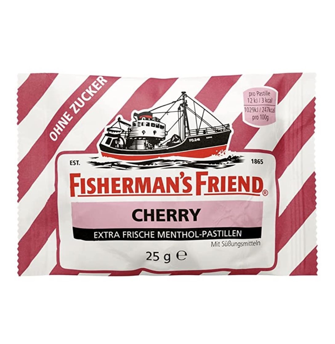 🦈💨 24er Pack Fisherman’s Friend Cherry ohne Zucker ab 18,24€ (statt 26€)