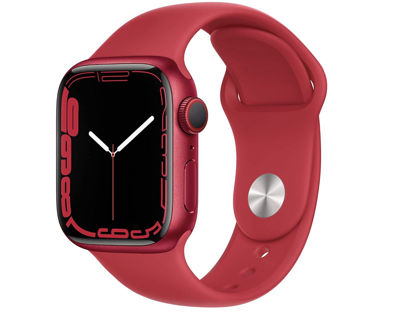 Apple Watch Series 7 GPS + Cellular, 45mm Aluminiumgehäuse in Product(RED) für 421,95€ (statt 465€)