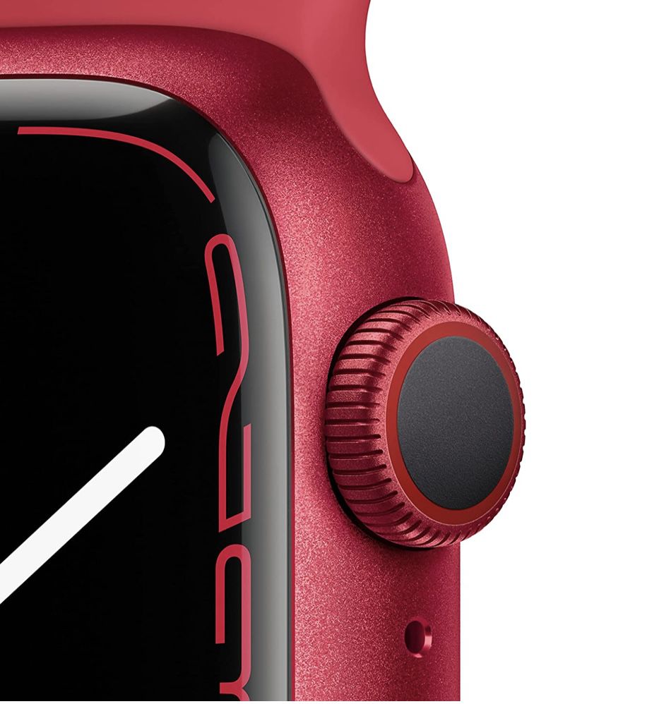 Apple Watch Series 7 GPS + Cellular, 45mm Aluminiumgehäuse in Product(RED) für 421,95€ (statt 465€)