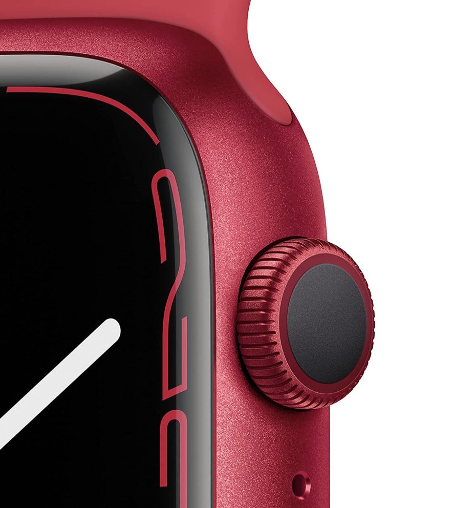 Apple Watch Series 7 GPS 45mm Aluminiumgehäuse in Product (RED) für 329,99€ (statt 390€)