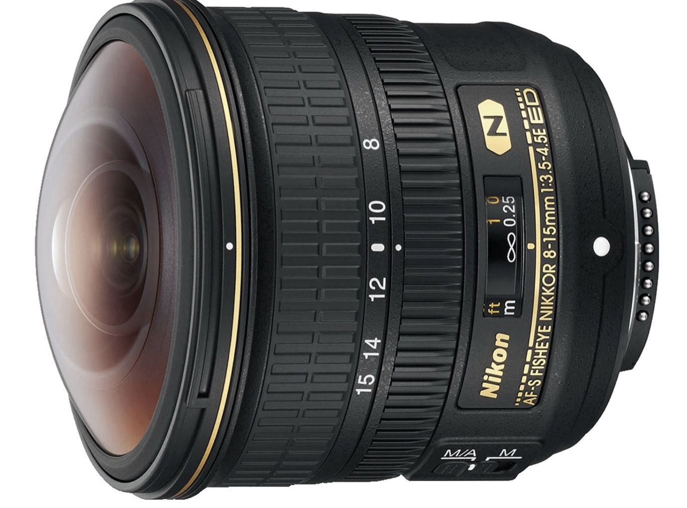 Nikon JAA831DAF   AF S Fisheye Zoomobjektiv 8 15mm 1:3,5 4,5 E ED für 1.109,49€ (statt 1.295€)