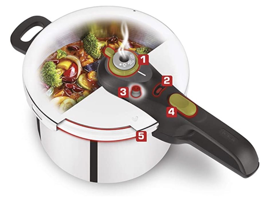 Tefal Secure 5 Neo Schnellkochtopf (6 Liter) für 38,28€ (statt 50€)