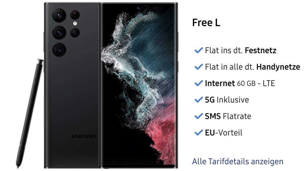 Samsung Galaxy S22 / S22+ / S22 Ultra   die besten Tarif Deals in der Übersicht