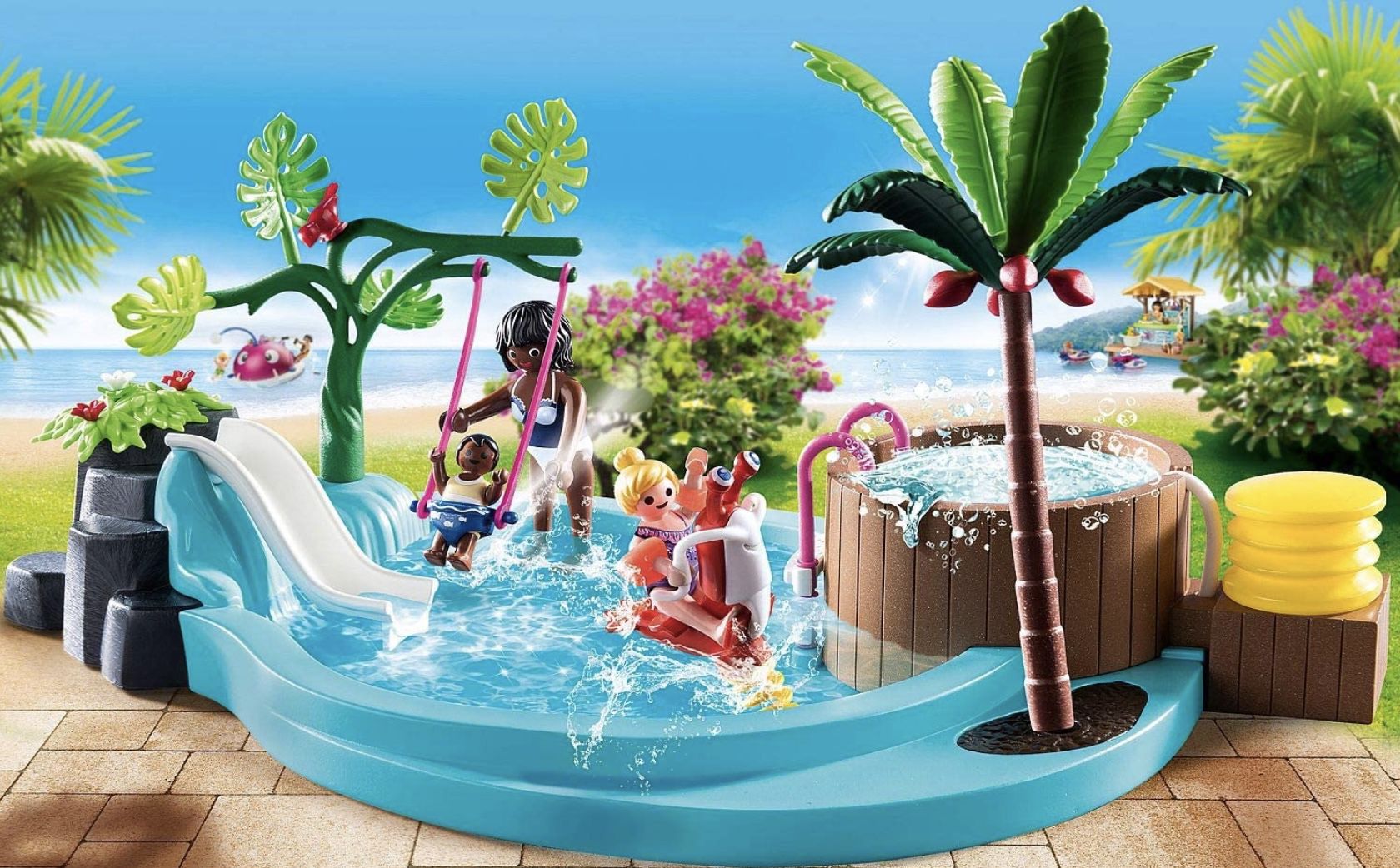 PLAYMOBIL Family Fun 70611   Kinderbecken mit Whirlpool für 10,79€ (statt 17€)