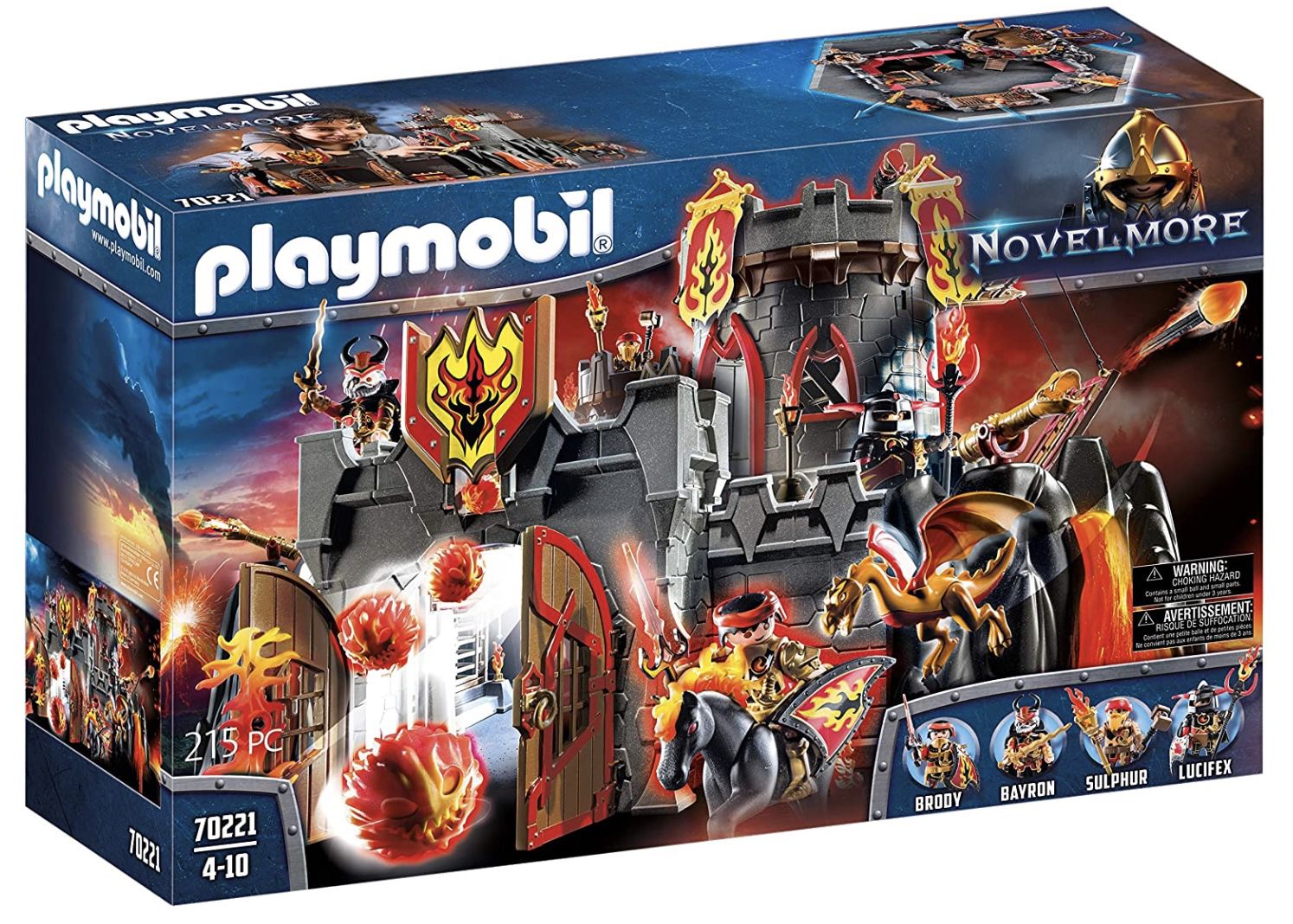 PLAYMOBIL Novelmore 70221   Festung der Burnham Raiders für 69,21€ (statt 82€)