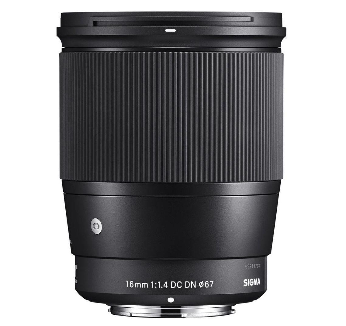 SIGMA Contemporary   16 mm f/1.4 DC, DN für Sony E Mount für 317,72€ (statt 378€)