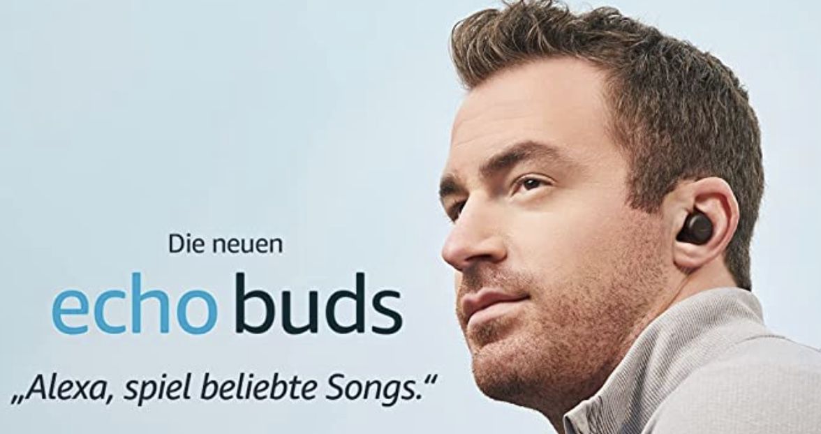 Amazon Echo Buds (2. Gen.) In Ear Kopfhörer mit ANC für 51,99€ (statt 69€)