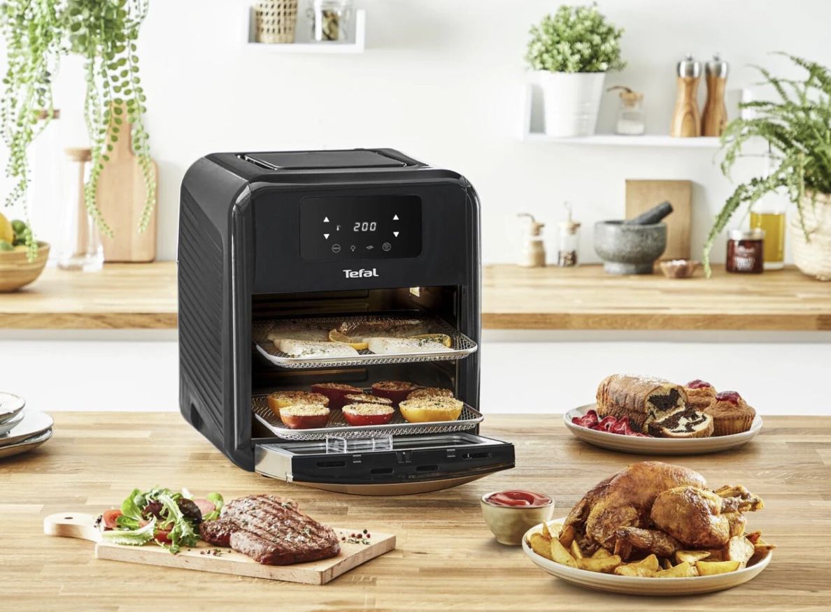 Tefal FW5018 Easy Fry Oven Grill mit 2000W in Schwarz für 129,99€ (statt 142€)