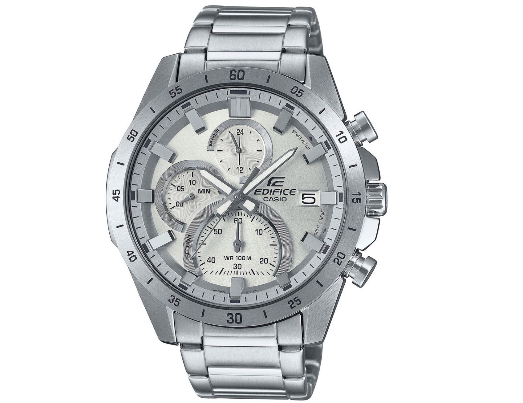 CASIO Edifice Herrenuhr Chronograph Silberfarben für 86,17€ (statt 103€)