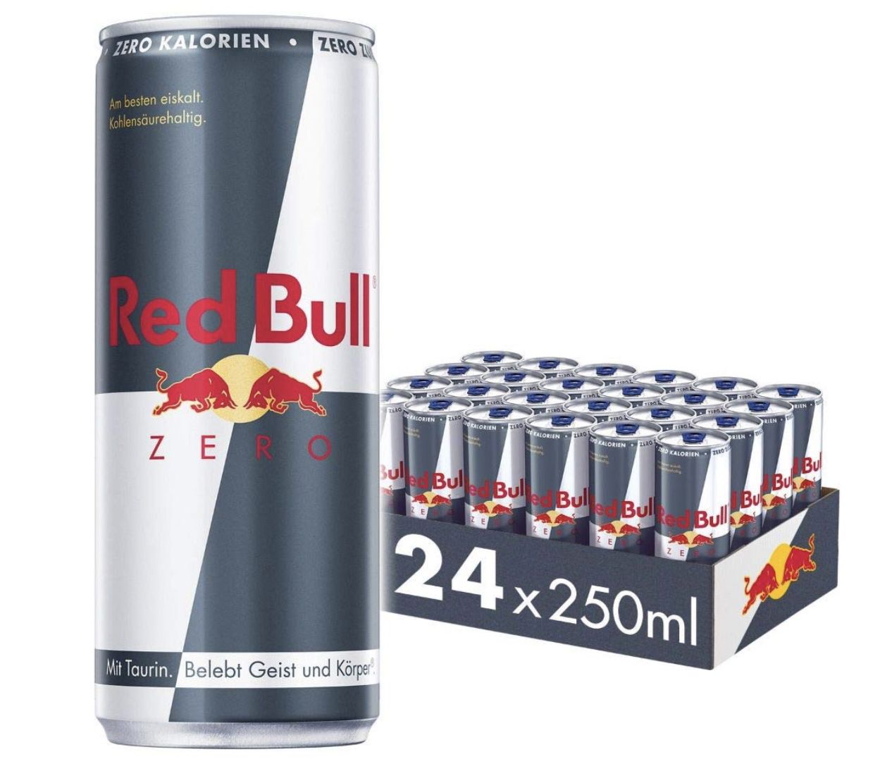 24er Palette Red Bull Energy Drink Zero Dosen Getränke Zuckerfrei ab 17,07€ zzgl. Pfand  prime