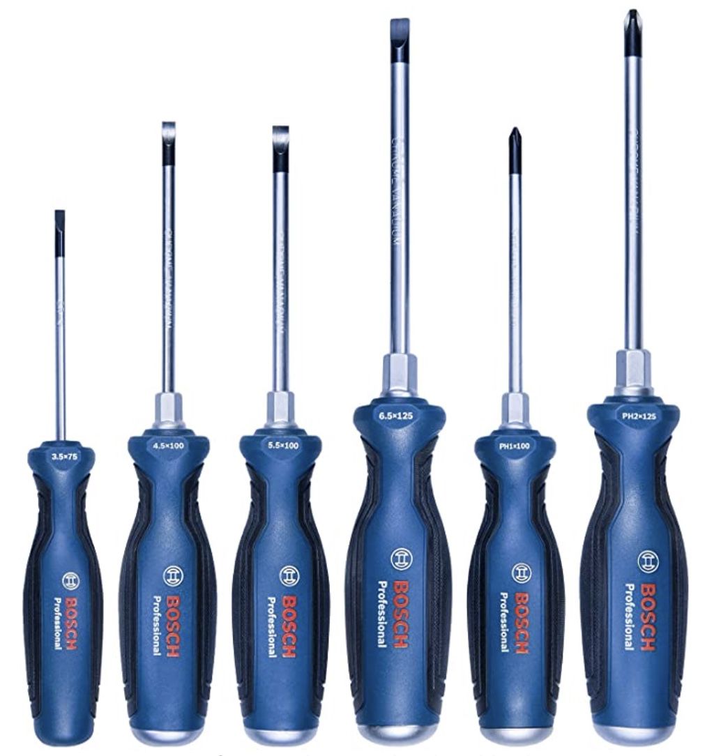 Bosch Professional Schraubendreher Set 6 teilig für 24,34€ (statt 28€)