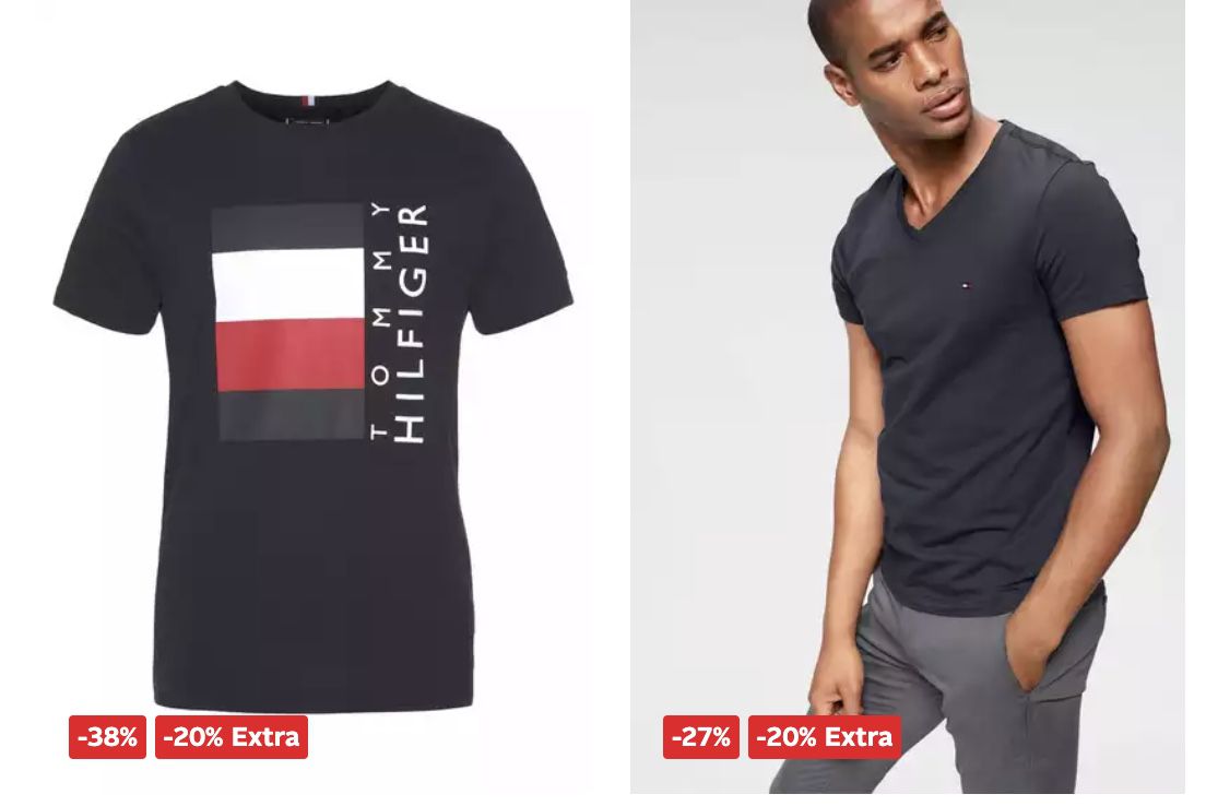 Tommy Hilfiger Sale + 15% Extra Rabatt + ggf. keine VSK   z.B. Tommy Hilfiger Longsleeve ab 21,24€ (statt 42€)