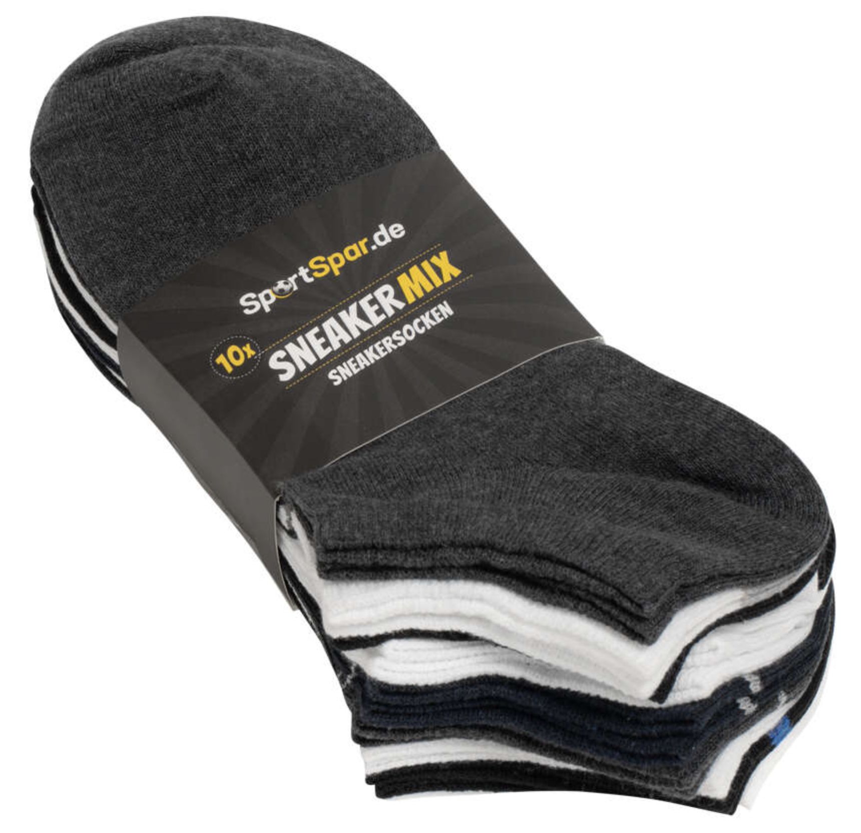 10er Pack SportSpar SneakerMix Sneakersocken für 7,86€