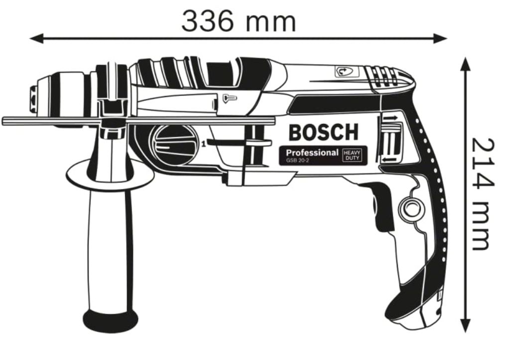 Bosch Professional GSB 20 2 Schlagbohrmaschine mit 850W im L Case für 116,01€ (statt 139€)