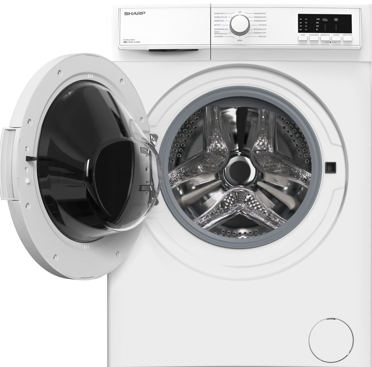 Sharp ES HFA6122WD DE 6kg Waschmaschine mit 1.120 U/min für 233,99€ (statt 319€)