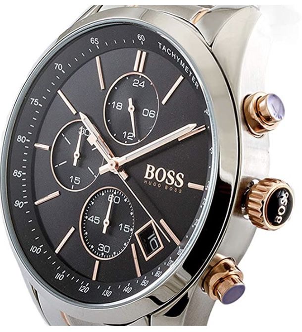BOSS 1513473 Herren Chronograph Quartz Uhr mit Edelstahl Armband für 112,48€ (statt 160€)