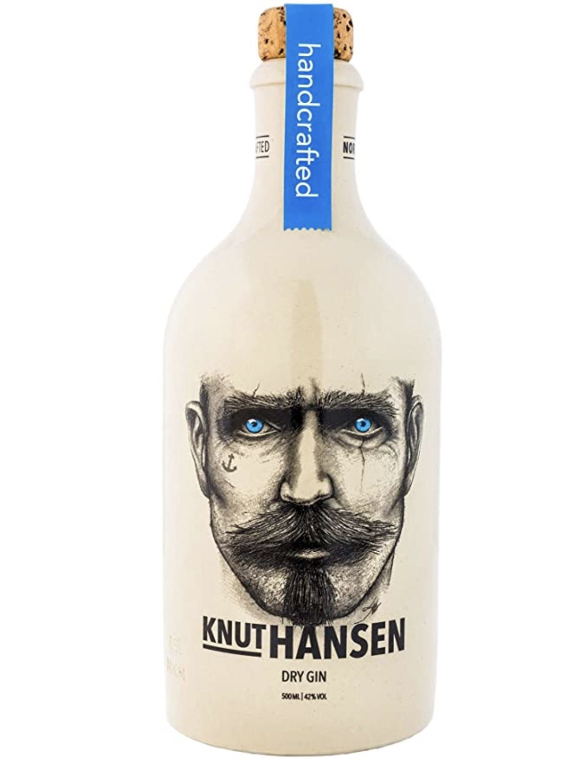 Knut Hansen handcrafted Dry Gin   in 0,5 Liter Keramik Flasche ab 25,19€ (statt 31€)  Prime
