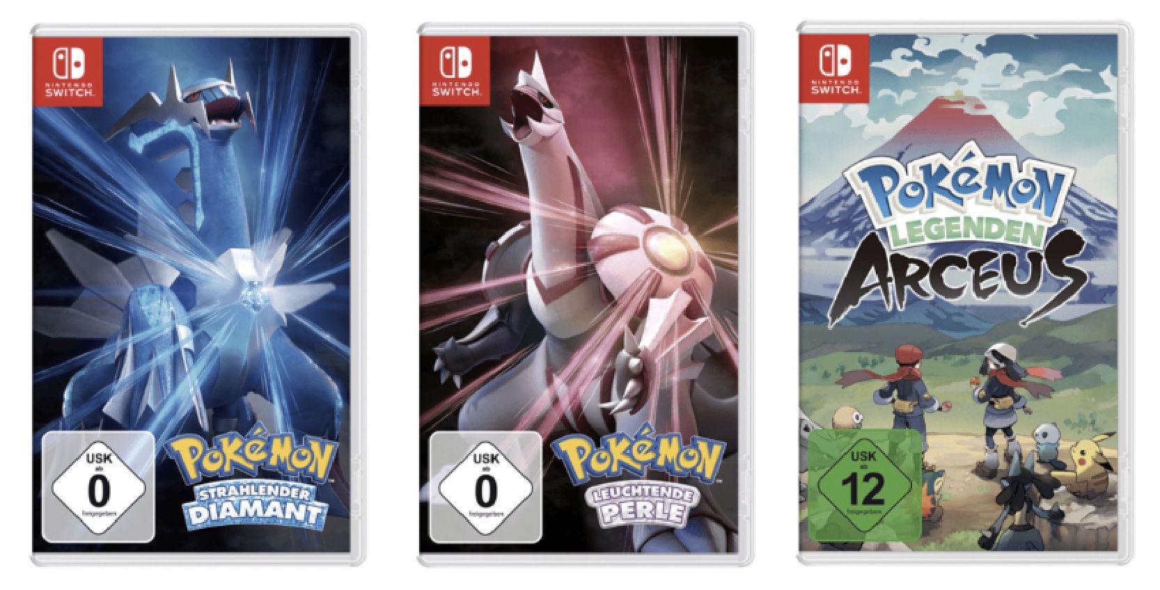 3 Pokemon Games (Switch) zum Preis von 2