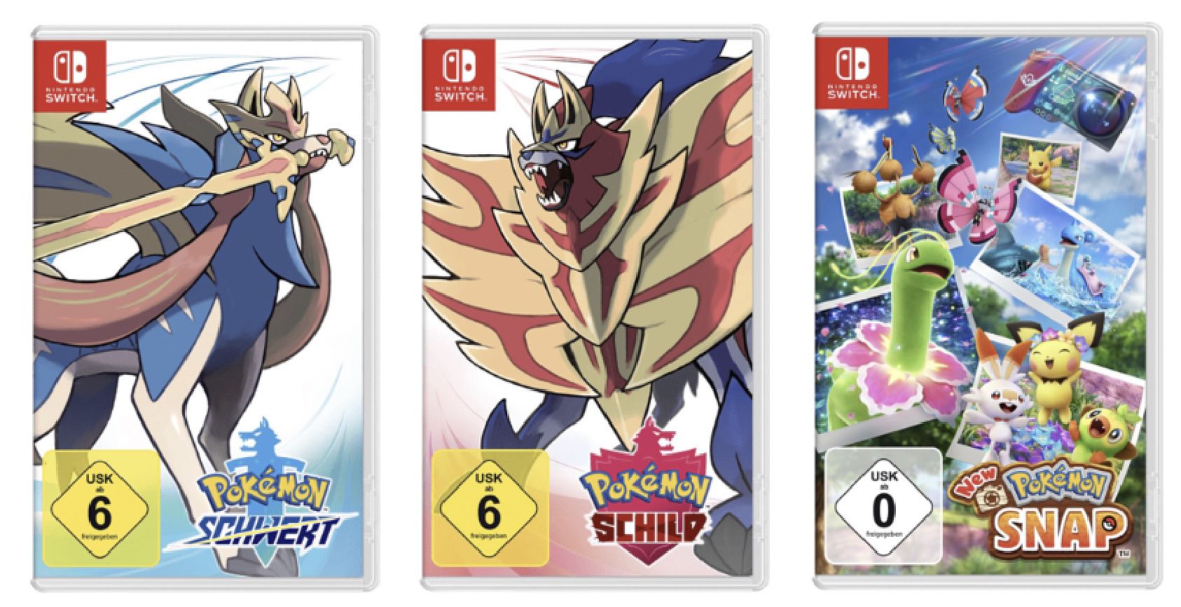 3 Pokemon Games (Switch) zum Preis von 2