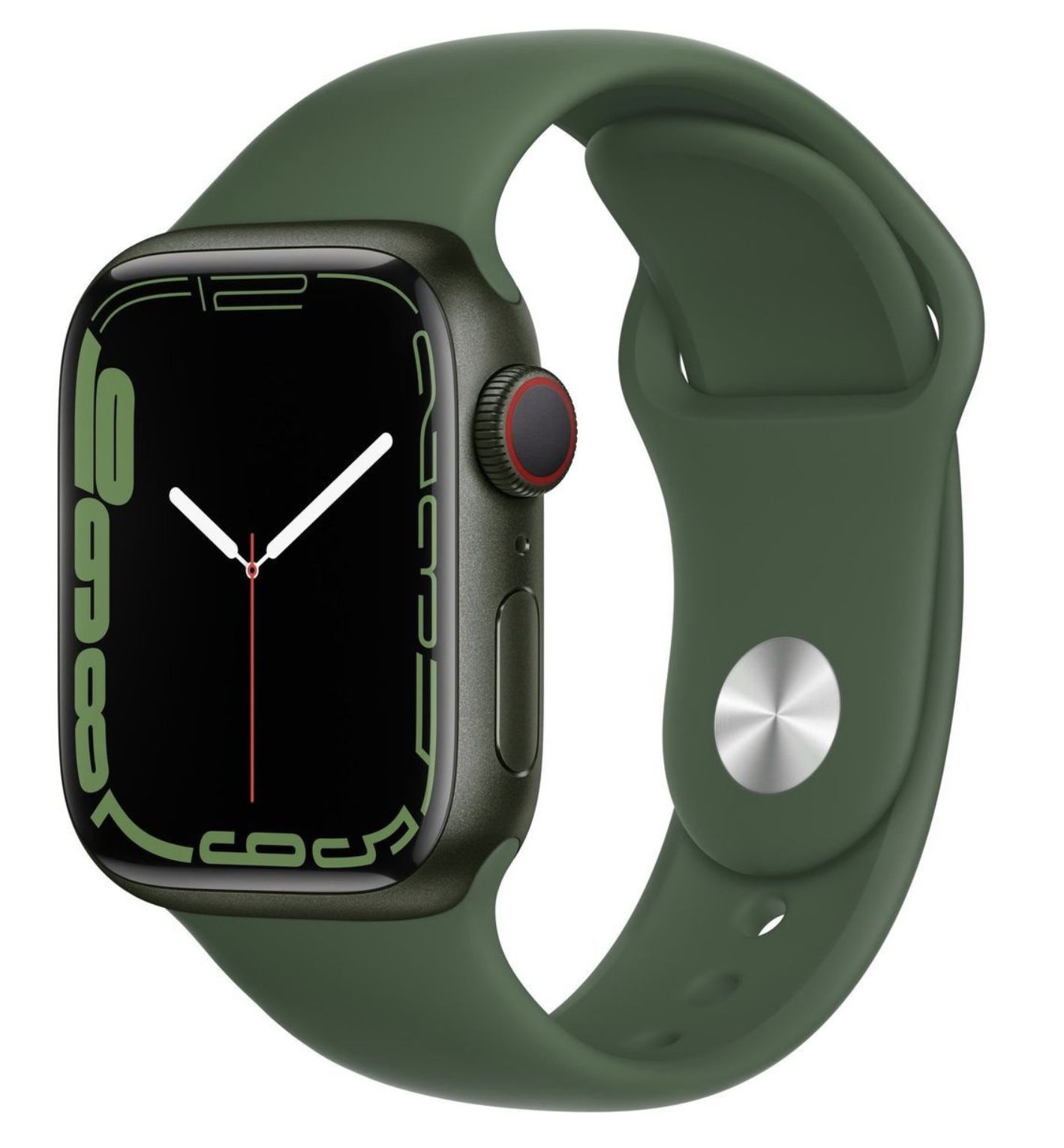 Apple Watch Series 7 (GPS + Cellular, 41mm) Aluminiumgehäuse mit Sportarmband für 398,90€ (statt 429€)
