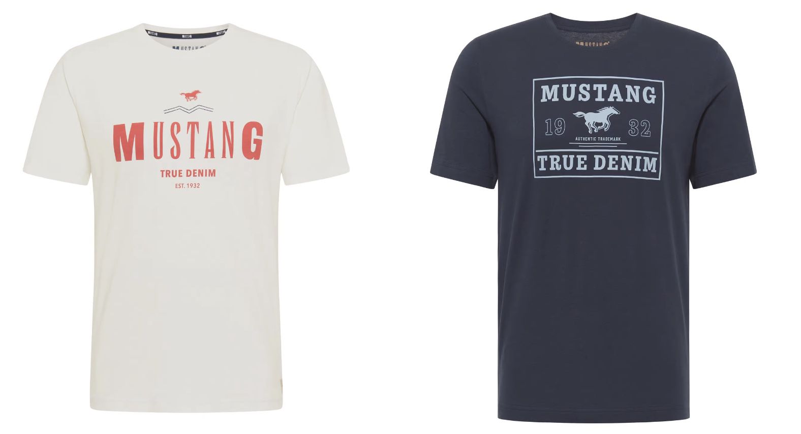 4er Pack Mustang Herren T Shirts mit Frontprint ab 31€ (statt 48€)