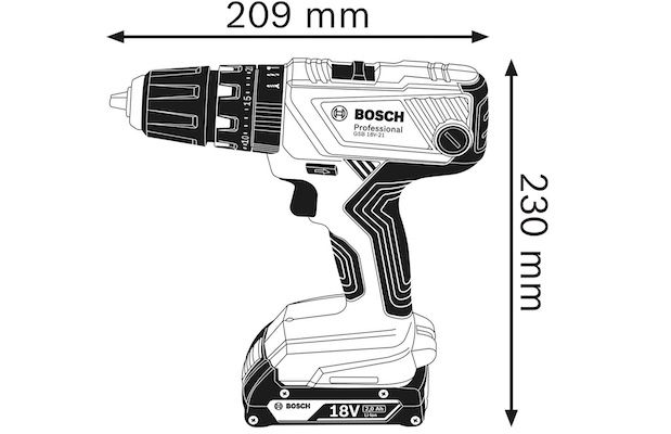Bosch Kit GSB 18V 21 Akku Schlagbohrschrauber mit 2x 2,0 Ah + L Boxx für 159,99€ (statt 243€)
