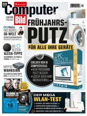 13 Ausgaben Computer Bild mit DVD für 1€ (statt 82€)