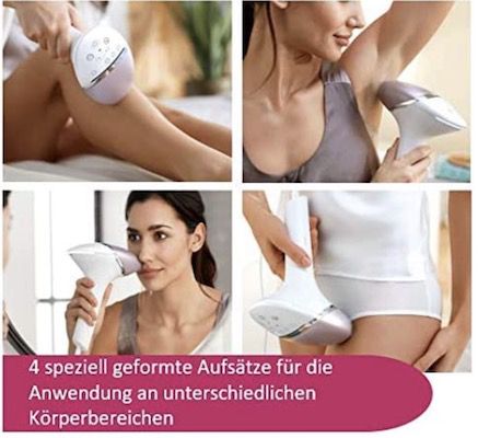 Philips Lumea Prestige IPL Haarentfernungsgerät inkl. 4 Aufsätzen & Korrekturtrimmer für 299,99€ (statt 369€)