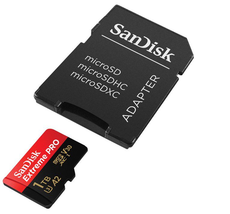 SANDISK Extreme PRO 1TB microSDXC A2 Speicherkarte für 111€ (statt 125€)