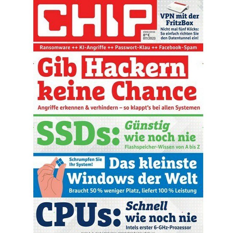 Chip Plus im Jahres Abo mit 12 Ausgaben für nur 34,90€ (statt 107€)