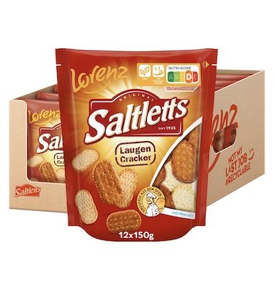 😋 12er Pack Lorenz Snack World Saltletts Laugencracker ab 17,17€ (statt 26€)