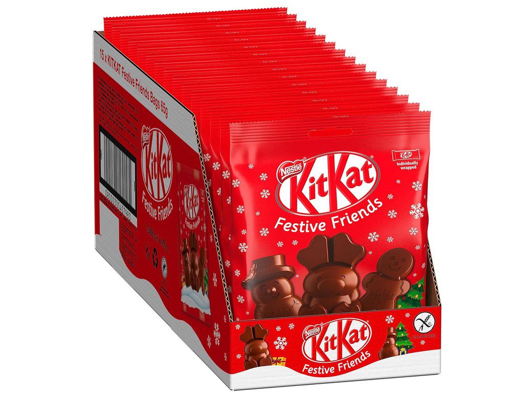🍫 Nestle Kitkat Festive Friends Schokoladen-Box 975g ab 11,85€ (statt 30€)