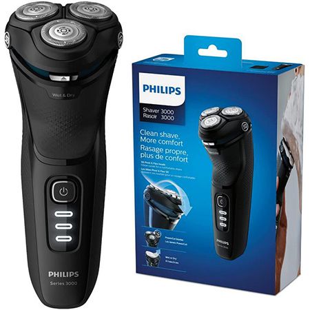 Philips S3233/52 Series 3000 Nass- und Trockenrasierer für 52,99€ (statt 69€)