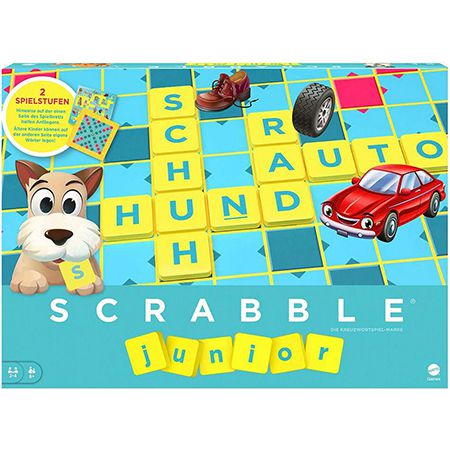 Mattel Games Y9670 &#8211; Scrabble Junior für 2 &#8211; 4 Kinder ab 6 Jahren für 13,90€ (statt 16€)