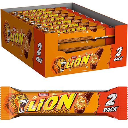 28er Pack Nestlé LION Mini Schokoriegel mit Karamell und Erdnuss á 28 x 2 x 31g für 16,45€ (statt 22€) &#8211; Prime