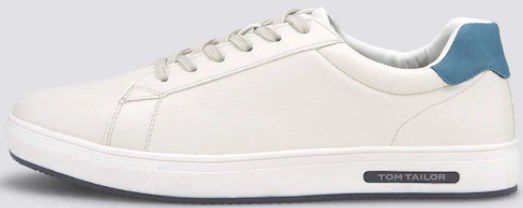 Tom Tailor Basic Sneaker in Weiß für 32,18€ (statt 40€)   41,42,44