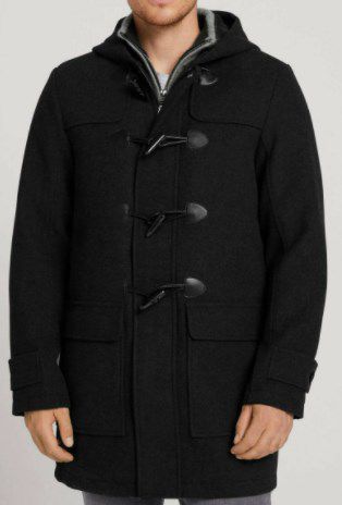 Tom Tailor Wollmantel Dufflecoat in Dunkel Grau oder Eichel für 85,98€ (statt 155€)
