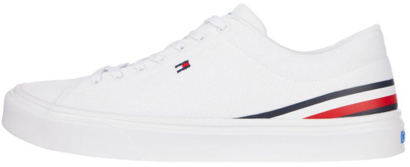 Tommy Hilfiger Sneaker LIGHTWEIGHT STRIPES in Weiß ab 38,49€ (statt 49€)   Restgrößen