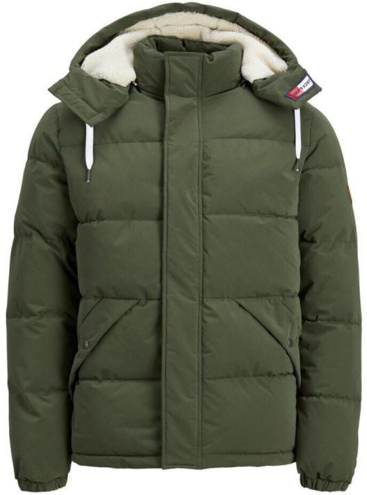 Jack & Jones Steppjacke EFDEY PUFFER JACKET in Olive Grün ab 19,99€ (statt 42€)   S