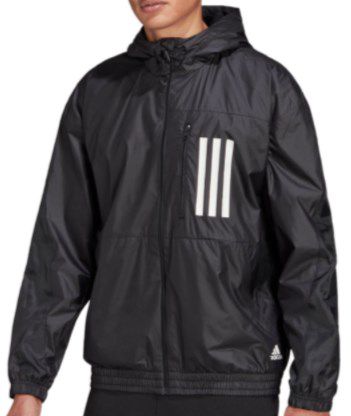 adidas Performance Windbreaker W.N.D. PB TERRITORY SUSTAINABILITY in Schwarz ab 39,99€ (statt 70€) L bis XXL