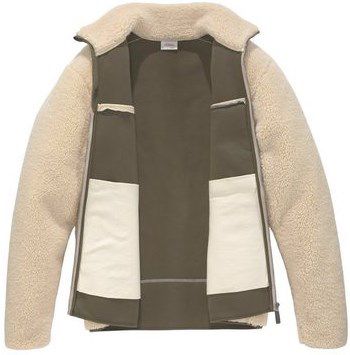 s.Oliver Jacke mit Teddyfell in Beige ab 28,79€ (statt 54€)