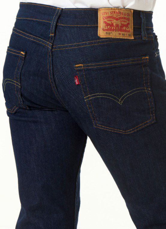 Levis 513 Slim Straight Jeans bastion in Dunkelblau in vielen Größen ab 41,99€ (statt 60€)