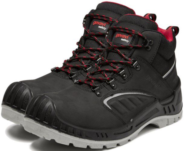 Gevavi S3 Sicherheitsstiefel GS44 mit Komposit Zehenkappe in Schwarz für 55,90€ (statt 73€)