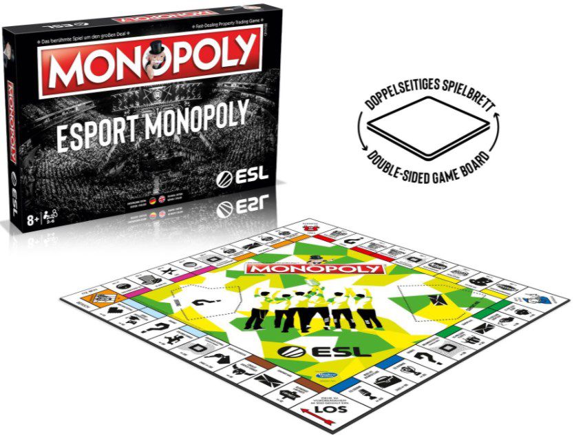 Monopoly ESL Esport Edition für 2 bis 6 Spieler ab 27,99€ (statt 40€)