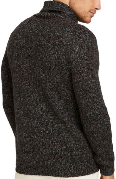 Tom Tailor Rollkragenpullover mit Zopfmuster in Schwarz ab 20,79€ (statt 39,19€)