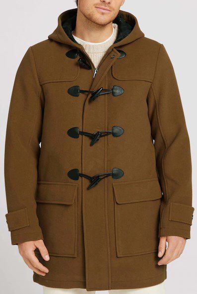 Tom Tailor Wollmantel Dufflecoat in Dunkel Grau oder Eichel für 85,98€ (statt 155€)