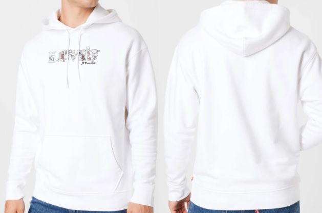 Levis Kapuzensweatshirt mit Logoprint in Schwarz oder Weiß ab 31,99€ (statt 48€)