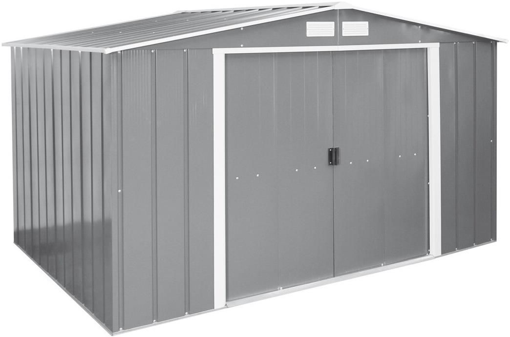 Duramax Eco Shed Metallgerätehaus 10 x 8   322,1 x 242,2 x 196,1 cm für 388,99€ (statt 514€)